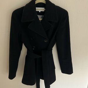 Calvin Klein Black Pea Coat
